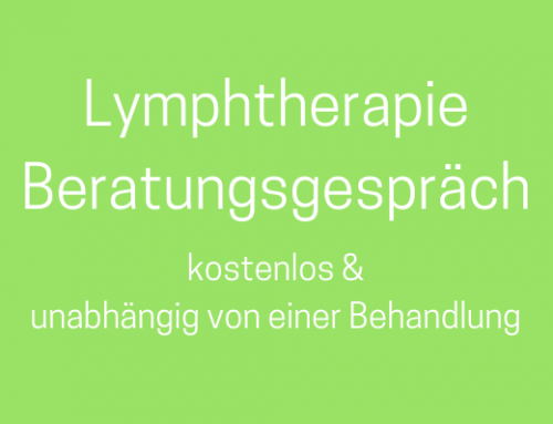 Kostenloses Lymphtherapie Beratungsgespräch